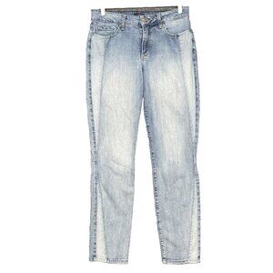 NYDJ Jeans Womens 6 Blue Legging Light Wash Cotton‎ Stretch Blend Mid Rise Denim